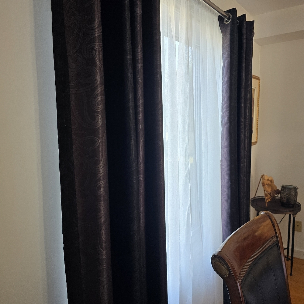 Elegant Black Curtains